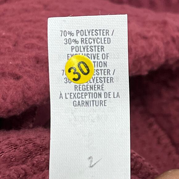 Aerie Dream Sherpa Shearling Sweatshirt Sz S Pink Quarter Zip Pullover Gorpcore - Picture 8 of 9